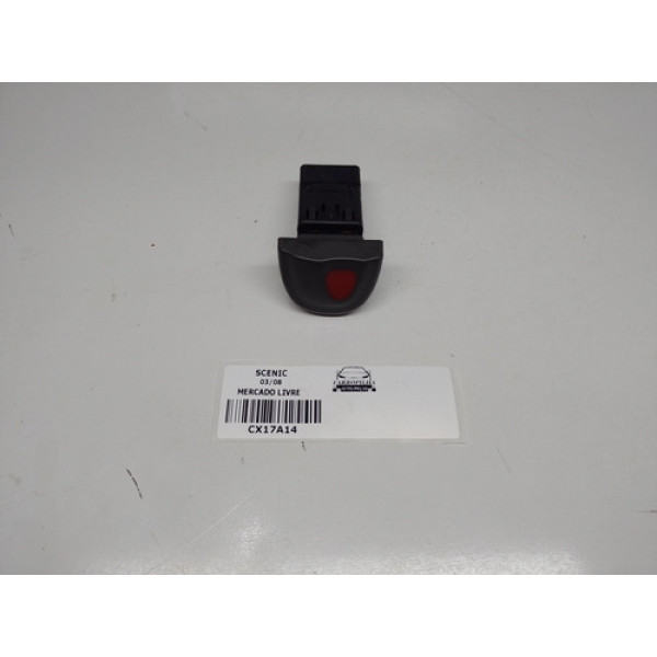 Botão Alerta Renault Scenic 2003/2008pn:25177