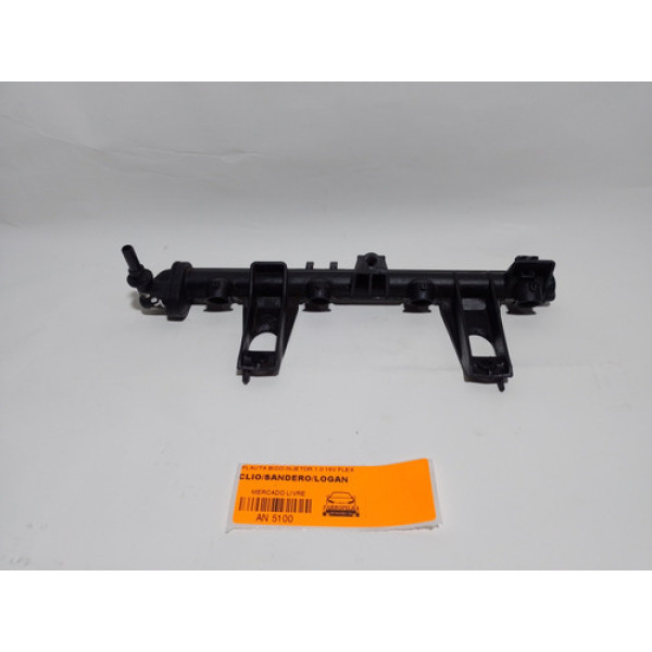 Flauta Bico Injetor Renault Clio /sandero/logan 1.0 16v Flex