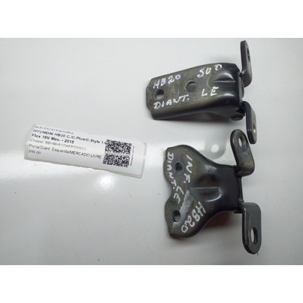 Dobradiça Porta Dianteira L.e Hyundai Hb20 2013/2017 