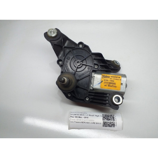 Motor Limpador Traseiro Hyundai Hb20 13/17 987001s000