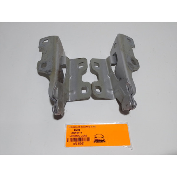 Dobradiça Do Capo ( Par ) Renault Clio 2006/2013