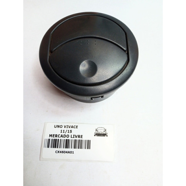 Difusor Ar Lateral Fiat Uno Vivace 11/15 Cinza Grafite 