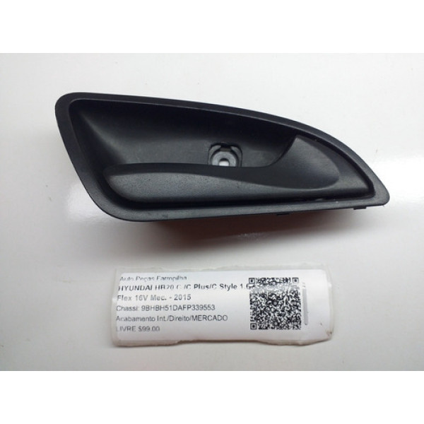 Macaneta Interna L.d Hyundai Hb2o 13/17 82621hb000