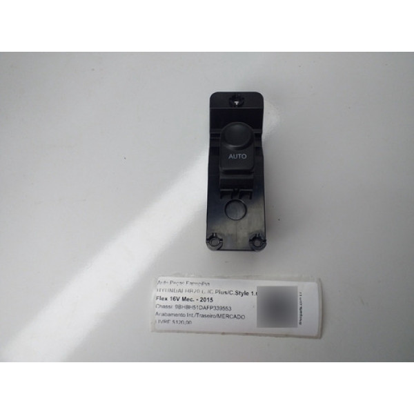 Botão Vidro Elétrico Traseiro Hyundai Hb20 13/17 39x5111000