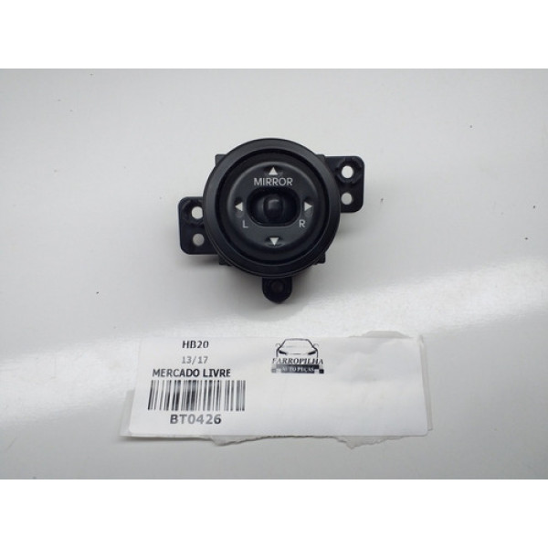Botão Comando Retrovisor Elétrico Hyundai Hb20 13/17 