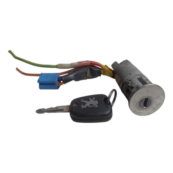 Miolo Contato C/chave Peugeot 206 2001/2008