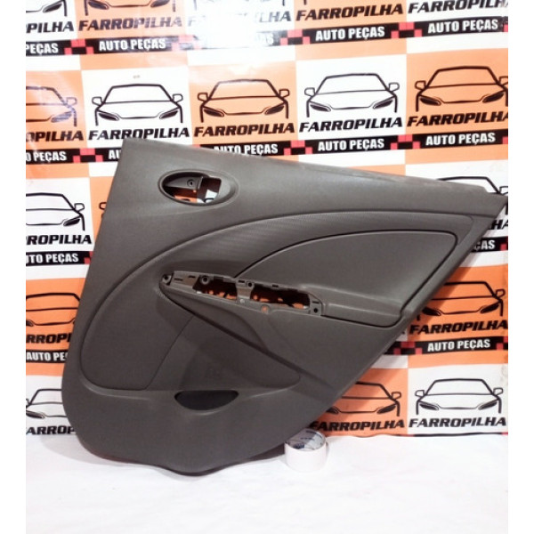 Forro Porta Trazeiro L.d Toyota Etios Hatch ( Cinza Claro) 