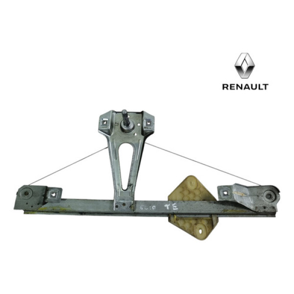 Maquina De Vidro Manual Traz. L.e Renault Clio 2001 A 2013