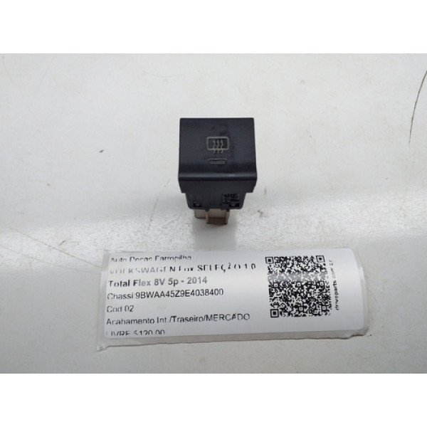 Botão Desembaçador Traseiro Vw Fox 16/20 5z0959621