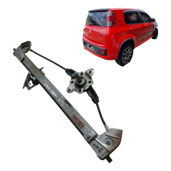 Maquina Vidro Traseira L.d Fiat Uno Vivace 2010/2019 Manual