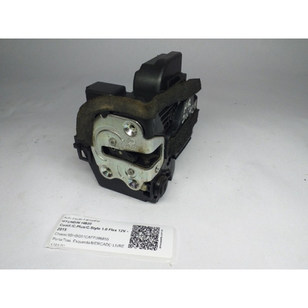 Fechadura Porta Eletrica Traseira L.e Hyundai Hb20 13/17