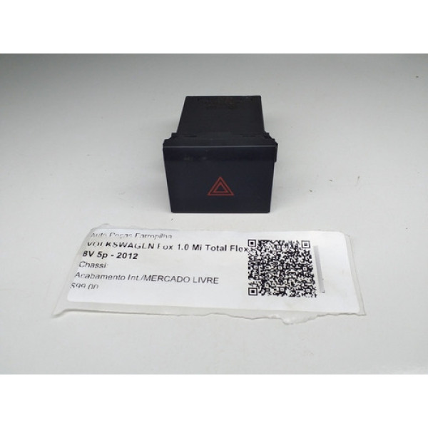 Botão Alerta Vw Fox 2011/2014 Pn:5z0953253c