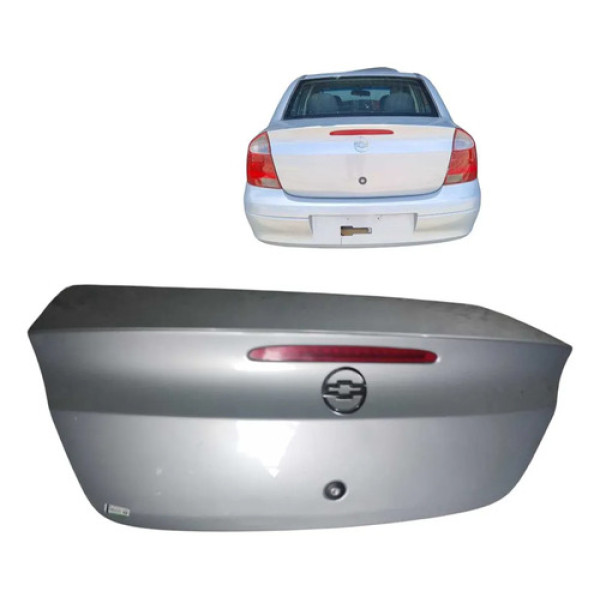 Tampa Traseira Chevrolet Corsa Joy Sedan 2003-2012 Prata