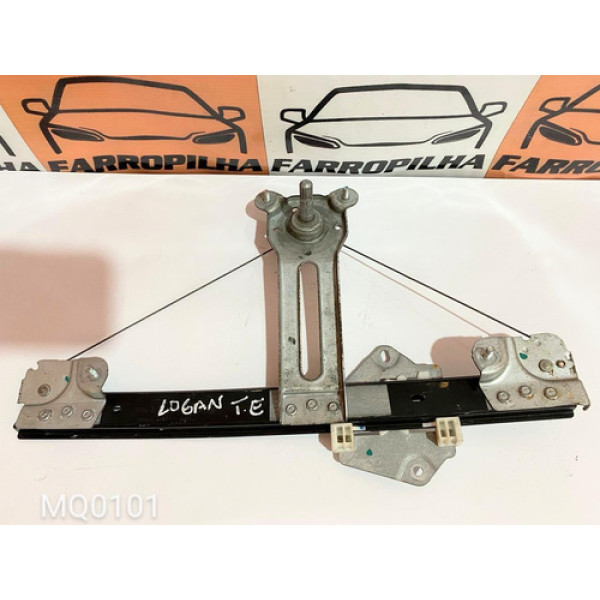 Máquina De Vidro Manual Traseira L.e Renault Logan 07/2013 