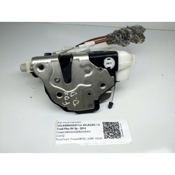 Fechadura Porta Dianteira L.d Vw Fox 11/14 5z4837014bb