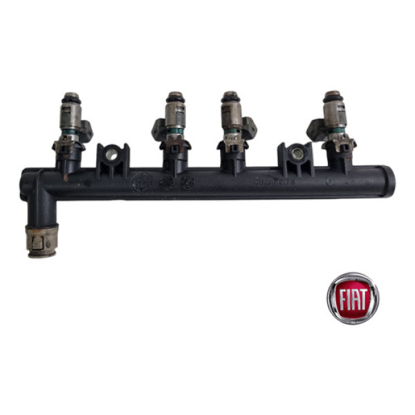 Flauta Bico Injetor Fiat Palio Siena Uno Fire 1.0 8v Flex