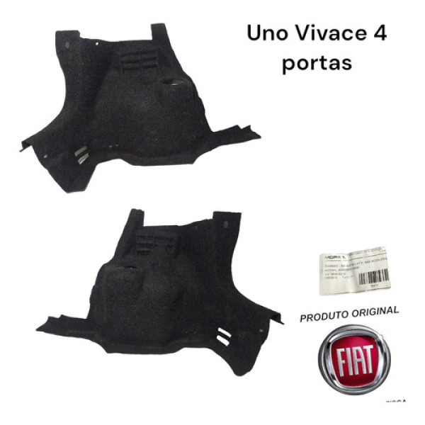 Carpete Forro Lateral Traseiro Fiat Uno Vivace 4p 2011 A 21