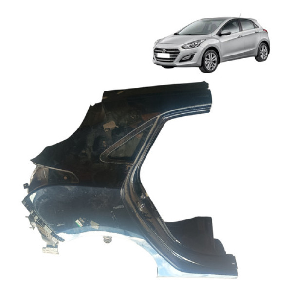 Lateral L.d Hyundai I30 2013 A 2017 Com Nf Preto