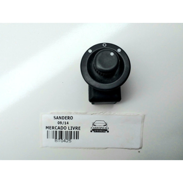 Botão Regulagem Retrovisor Renault Sandero 09/14 8200002442b
