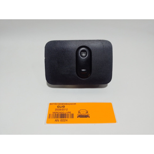 Botão Desembaçador Renault Clio 2003/2012 Pn: 8200193896