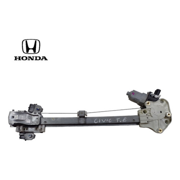 Máquina De Vidro Elétrico Traz. L.e Honda Civic 2012/2016