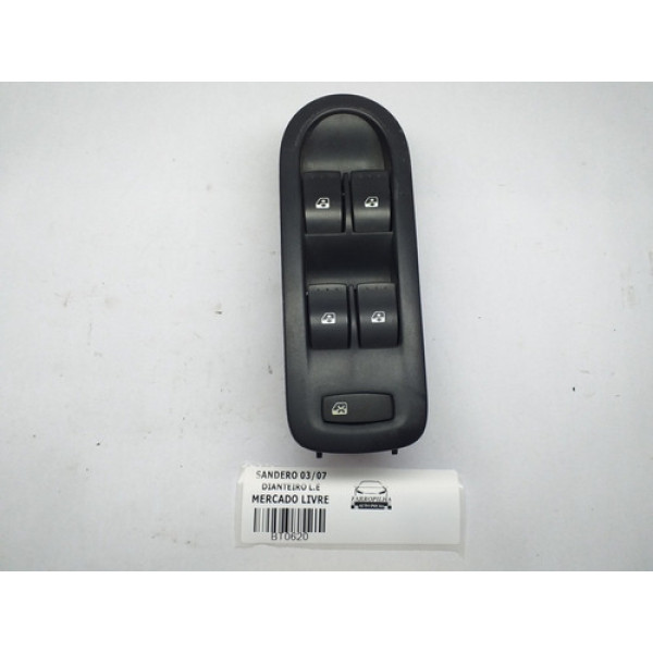 Botão Vidro Elétrico Dianteiro L.e Sandero 03/07 Original