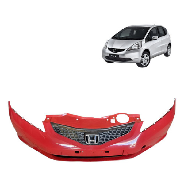 Para-choque Dianteiro Honda Fit 2009 A 2011 Com Detalhes