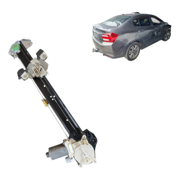 Maquina Vidro Eletrico T.e Honda City 2009-2014