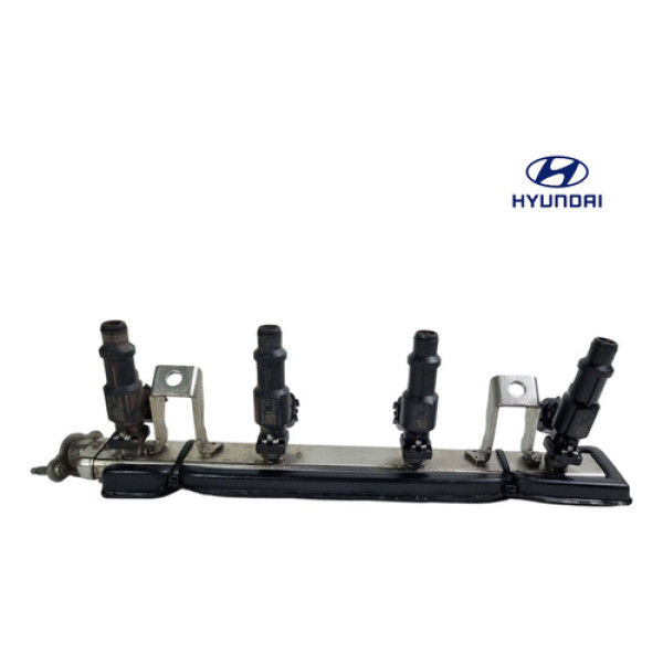 Flauta Bico Injetor Hyundai Hb20 1.6 16v 2016 A 2019