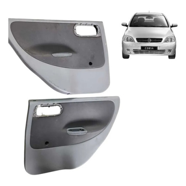 Forro Porta Traseiro Chevrolet Corsa Joy 2003 A 2010 Manual