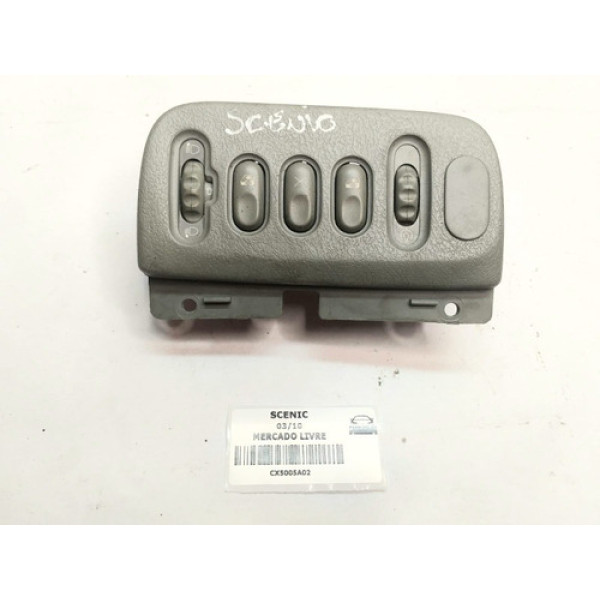 Botão Vidro Elétrico Trazeiro + Regulagem Farol Scenic 03/10
