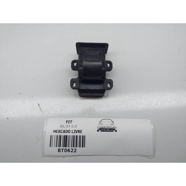Botão Vidro Elétrico Dianteiro L.d Honda Fit 2001/2007