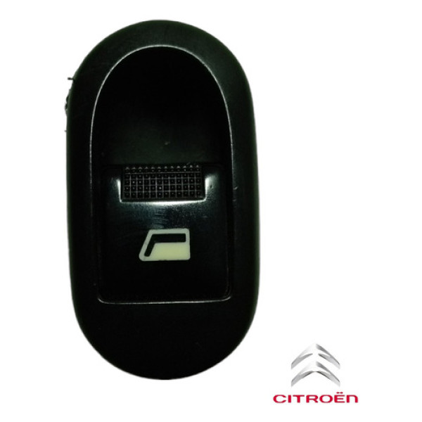 Botão Vidro Elétrico Traseiro Citroen C3 2003 A 2012