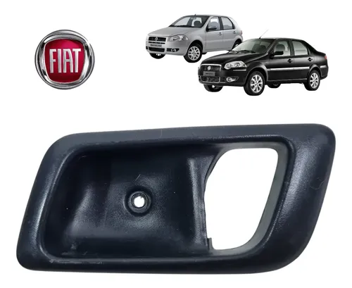 Moldura Maçaneta Interna L.d Fiat Palio Siena 2007 A 2014 Dianteira/traseira